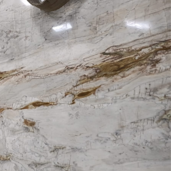 Pedra De Mármore Paraná Macchia Oro Branco - Imagem 3