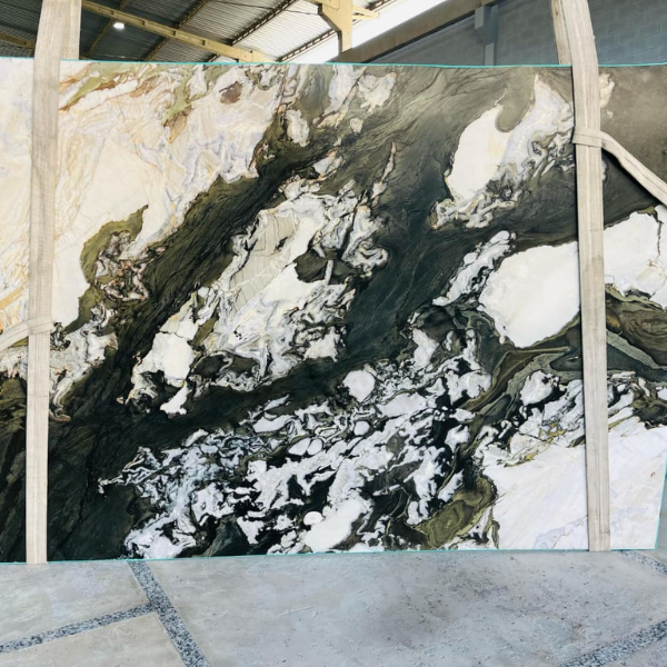 Pedra De Mármore Paraná Macchia Vecchia Branco - Imagem 3