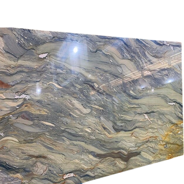 Pedra De Quartzito Explosion Blue - Imagem 2